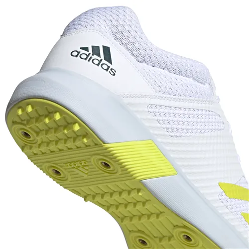 Adidas AdiPower Vector Mid 20 Cricket Shoe - White/Yellow