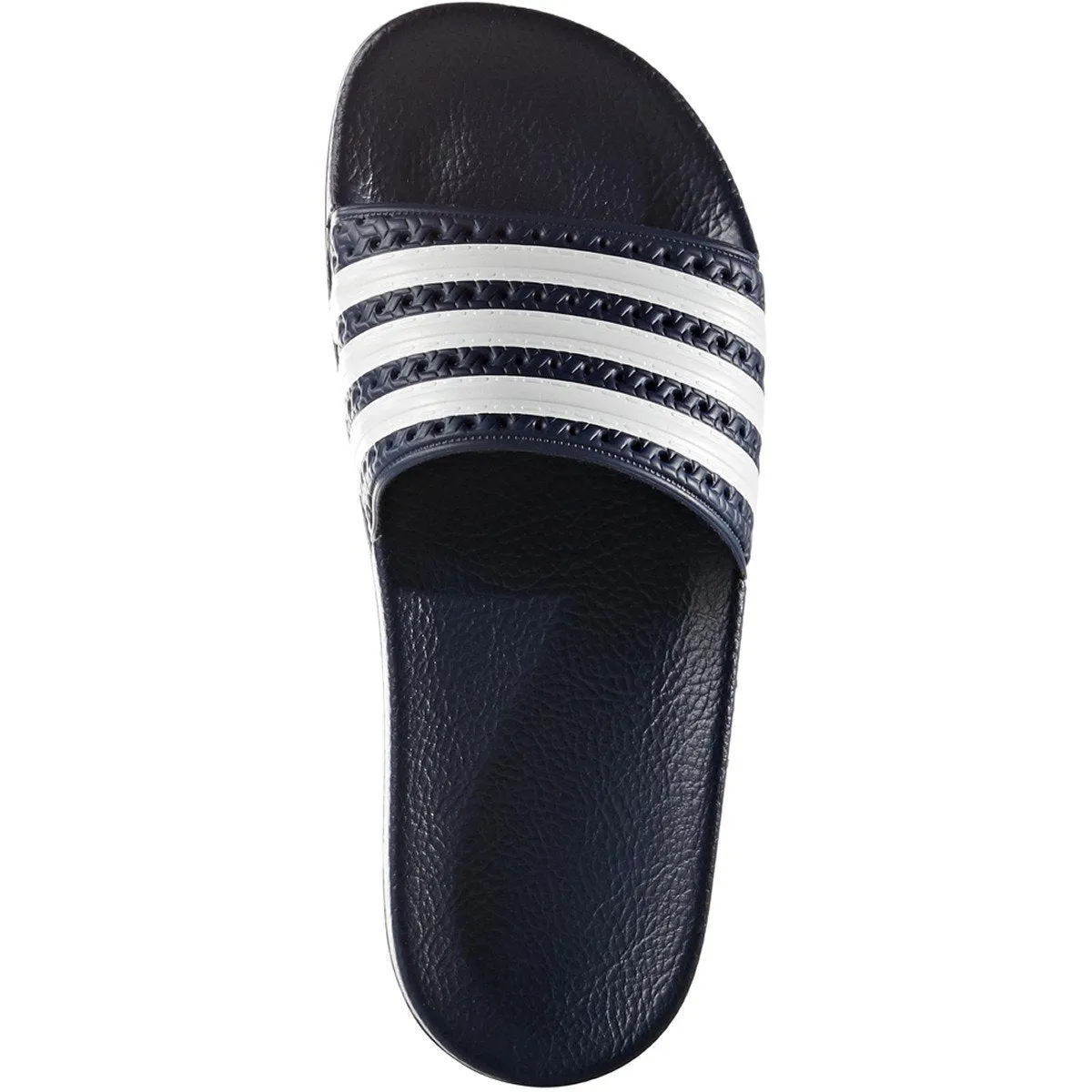 Adidas Boy's Adilette J Navy/White