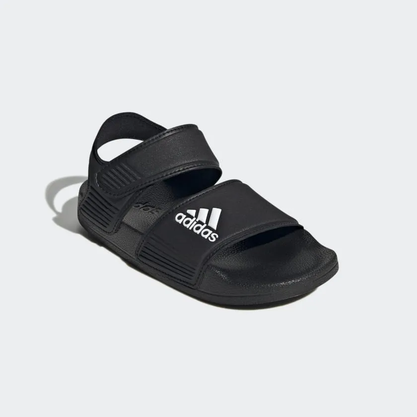 ADIDAS KID'S ADILETTE BLACK SANDAL