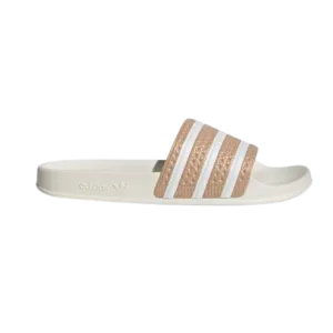 Adidas Men's Adilette Slides - Magic Beige / Cloud White / Off White