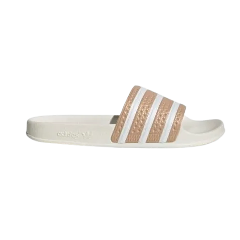 Adidas Men's Adilette Slides - Magic Beige / Cloud White / Off White