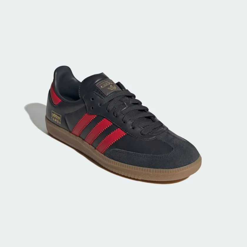 Adidas Samba OG sneakers, black/red