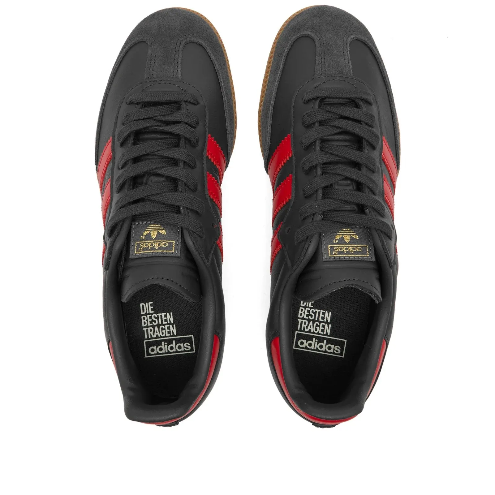 Adidas Samba OG sneakers, black/red