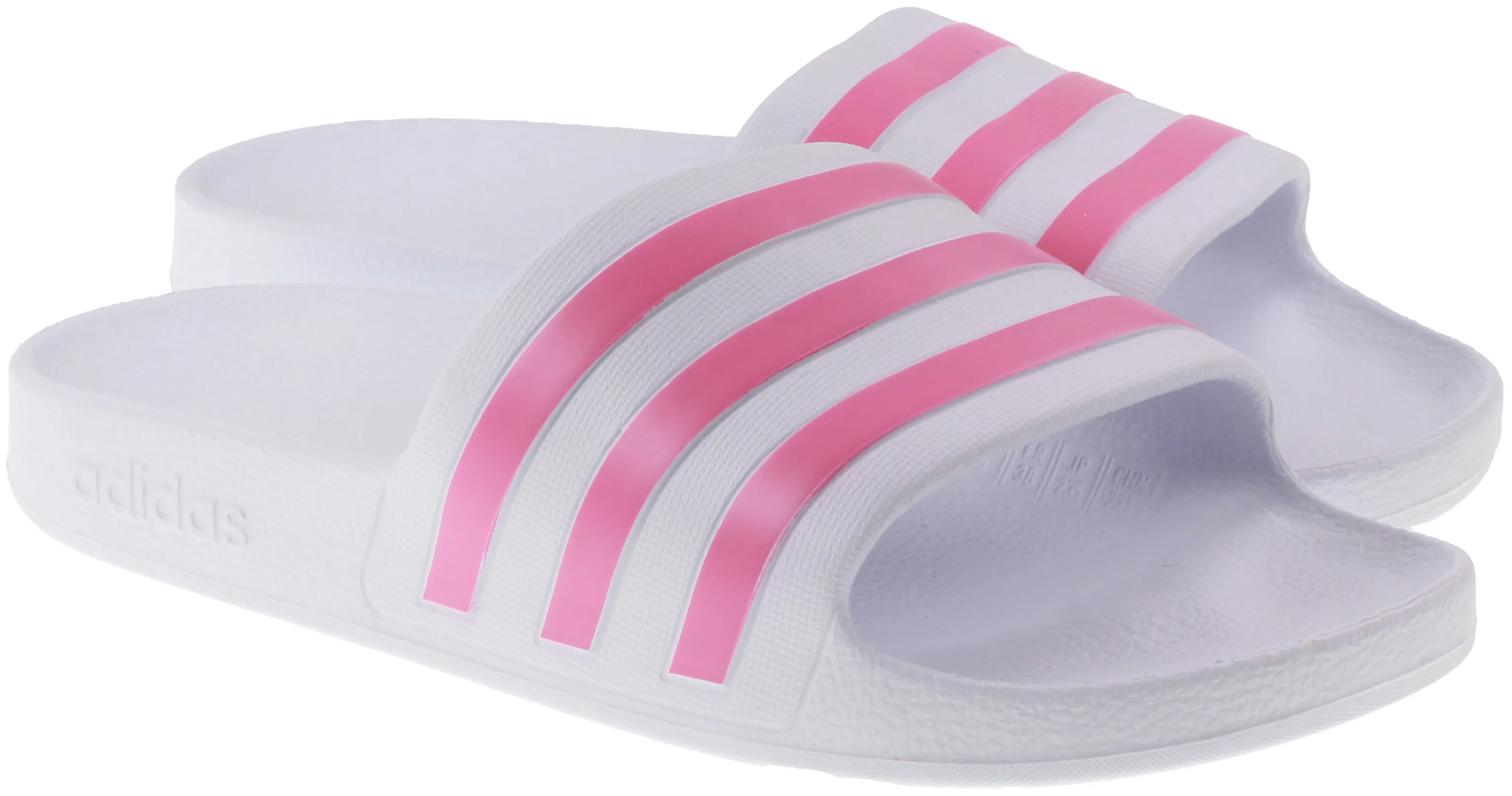 Adidas Womens Adilette Aqua Cloud White Rose Tone