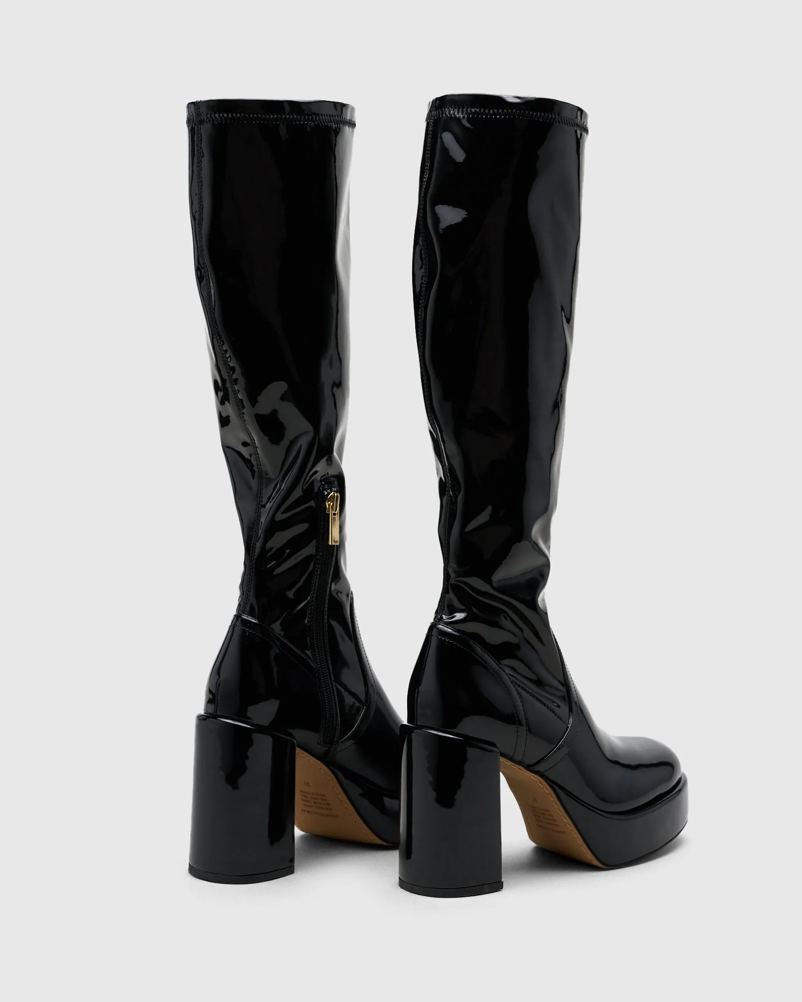 Barbie Boot Black Patent