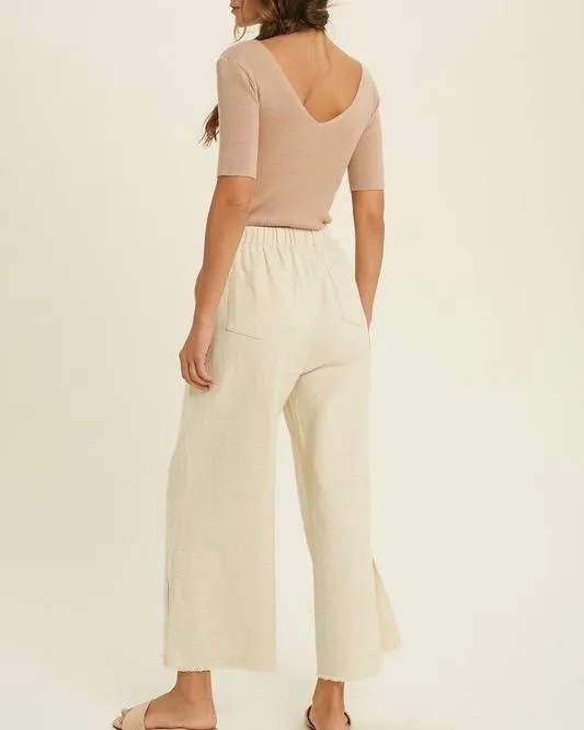 Beatrice Button Down Ribbed Knit Bodysuit in More Colors