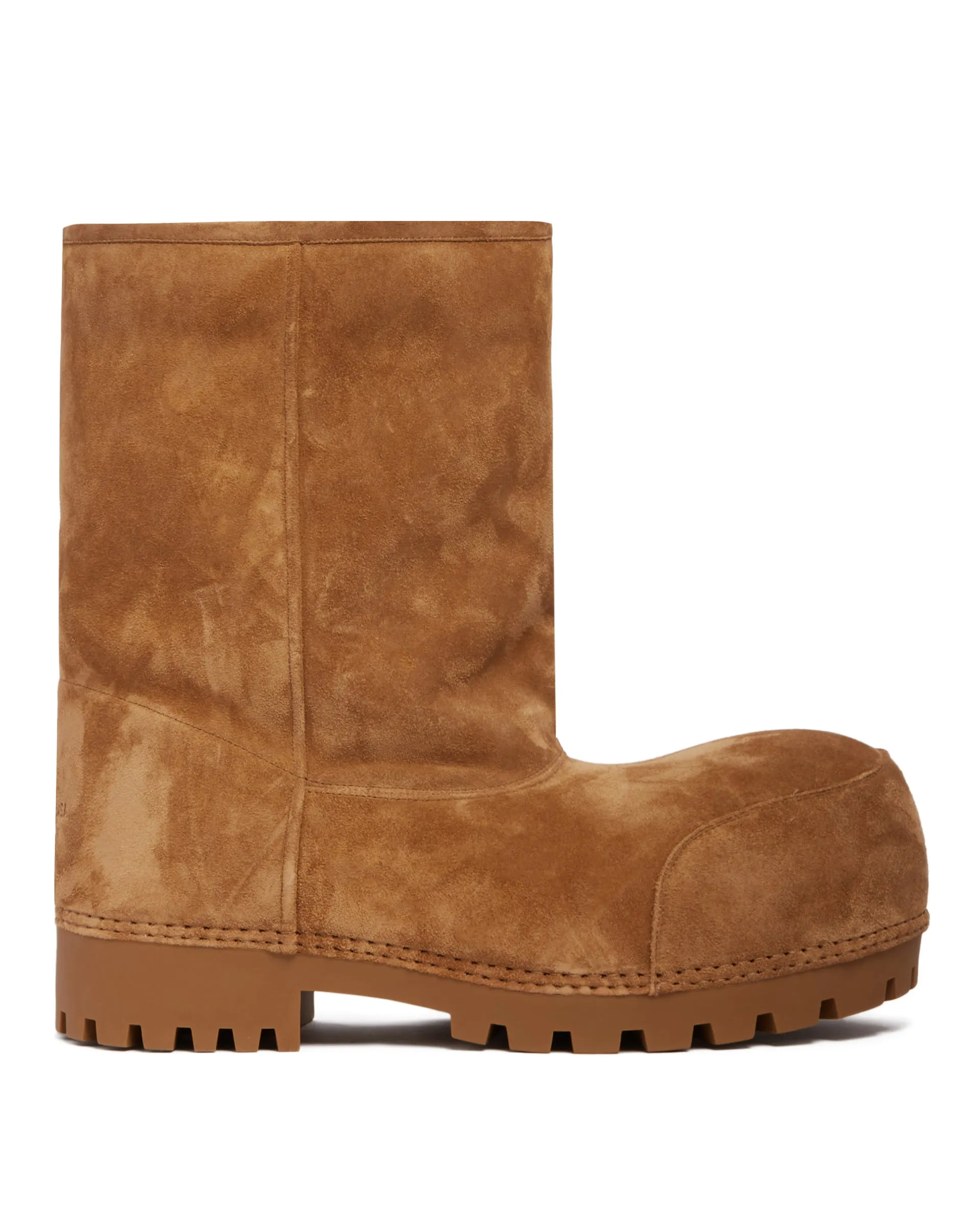 Beige Alaska Fur Boots