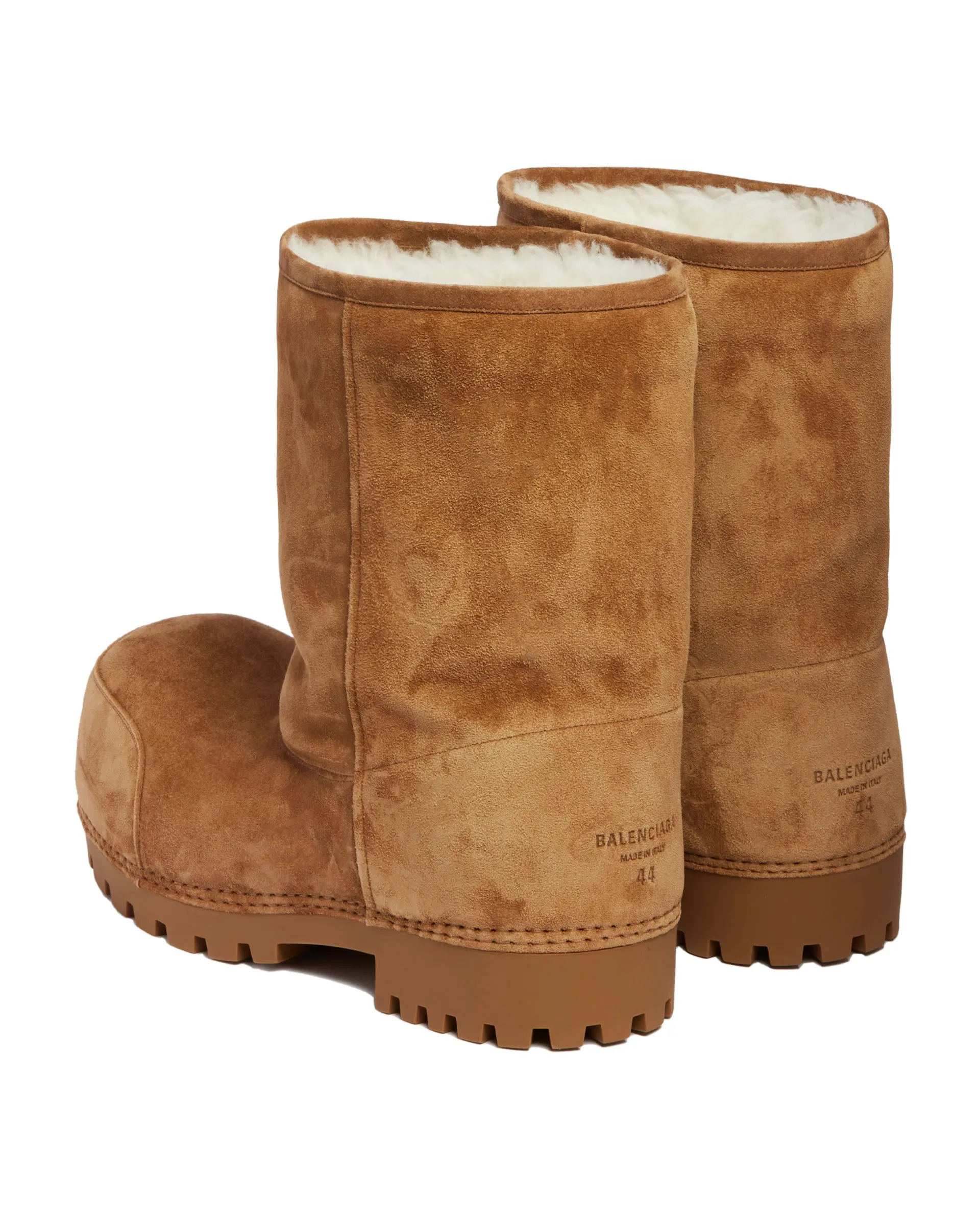 Beige Alaska Fur Boots