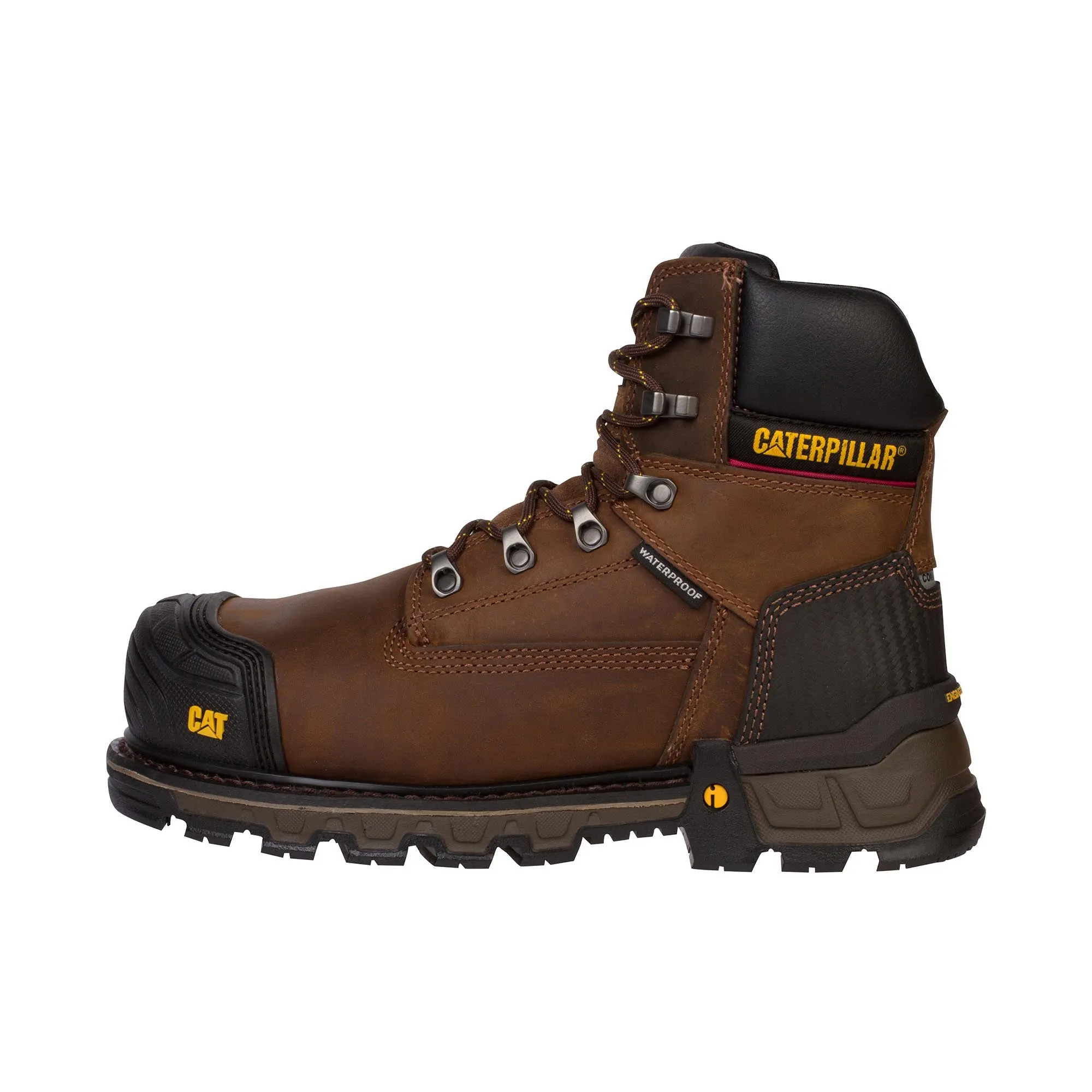 Caterpillar ExcavatorXL 6 Inch Composite Toe Dark Brown