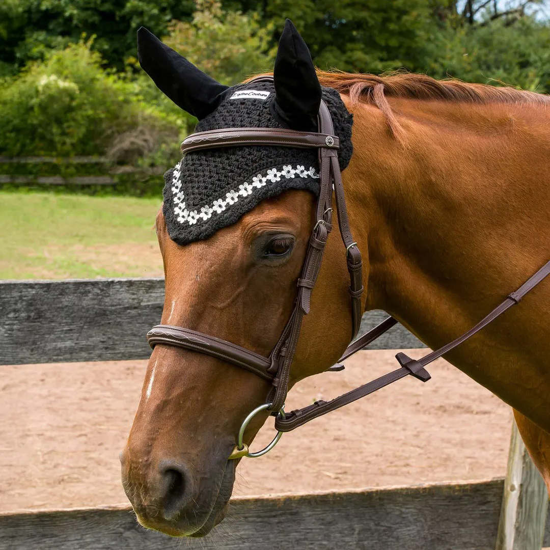 Equine Couture Floral Fly Bonnet