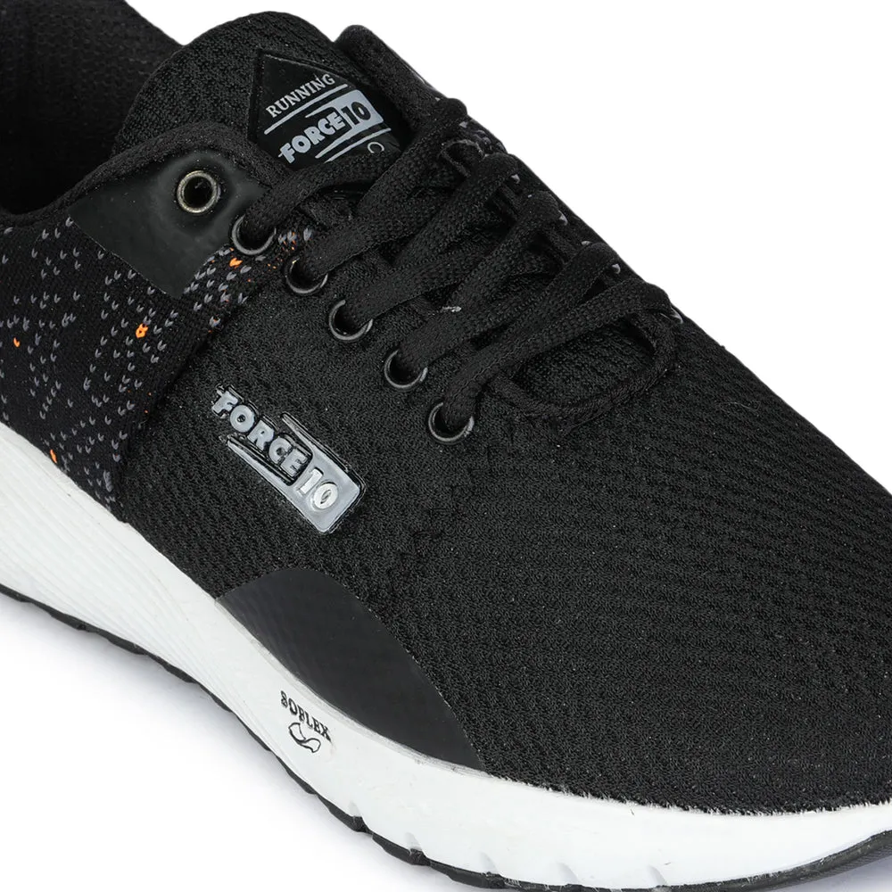 Force 10 By Liberty Men Black Running Shoes