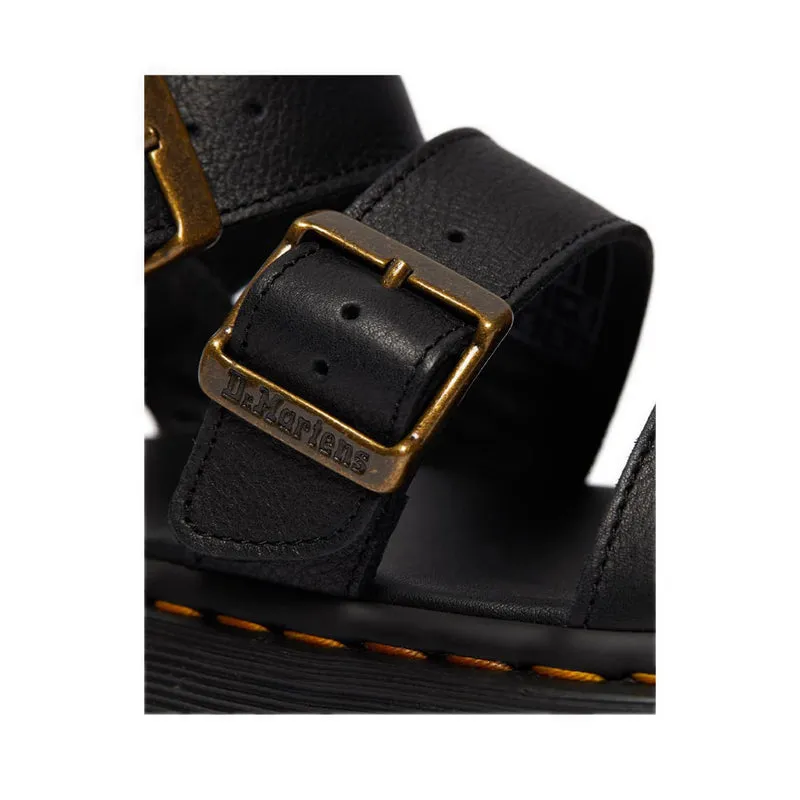 Gryphon Quad Black Pisa Sandals