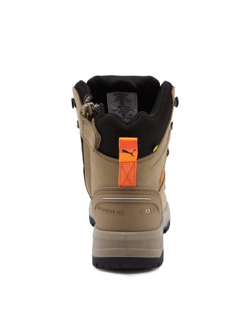 Iron Heavy Duty High Cut Safety Boot - Stone