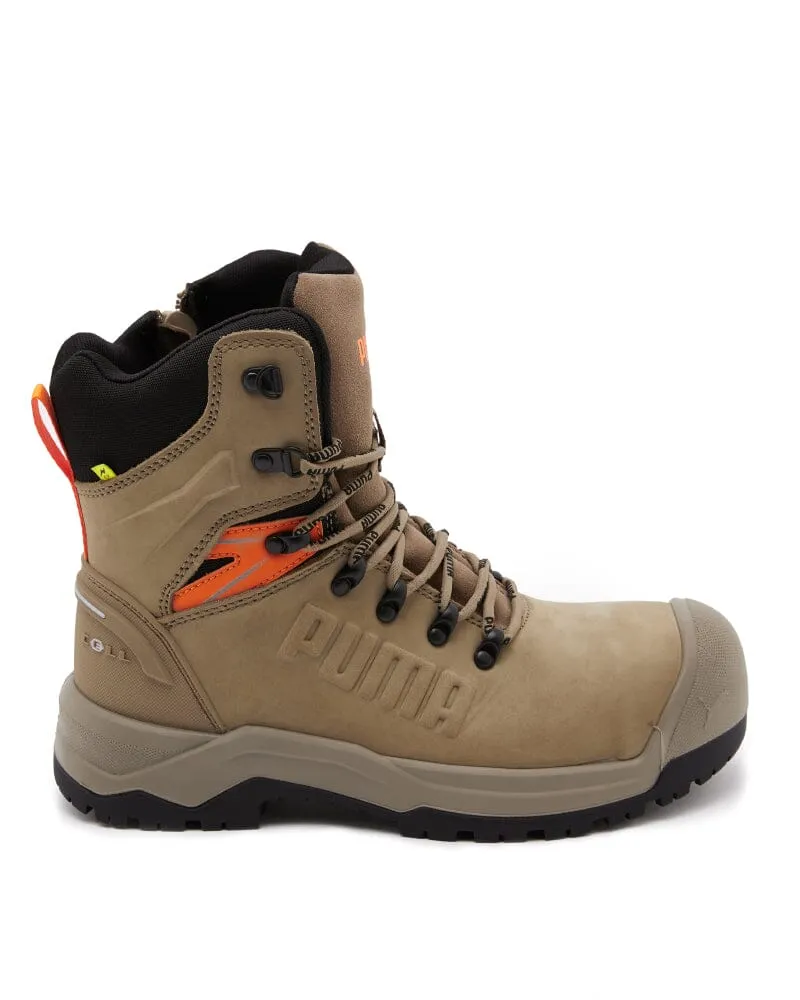 Iron Heavy Duty High Cut Safety Boot - Stone