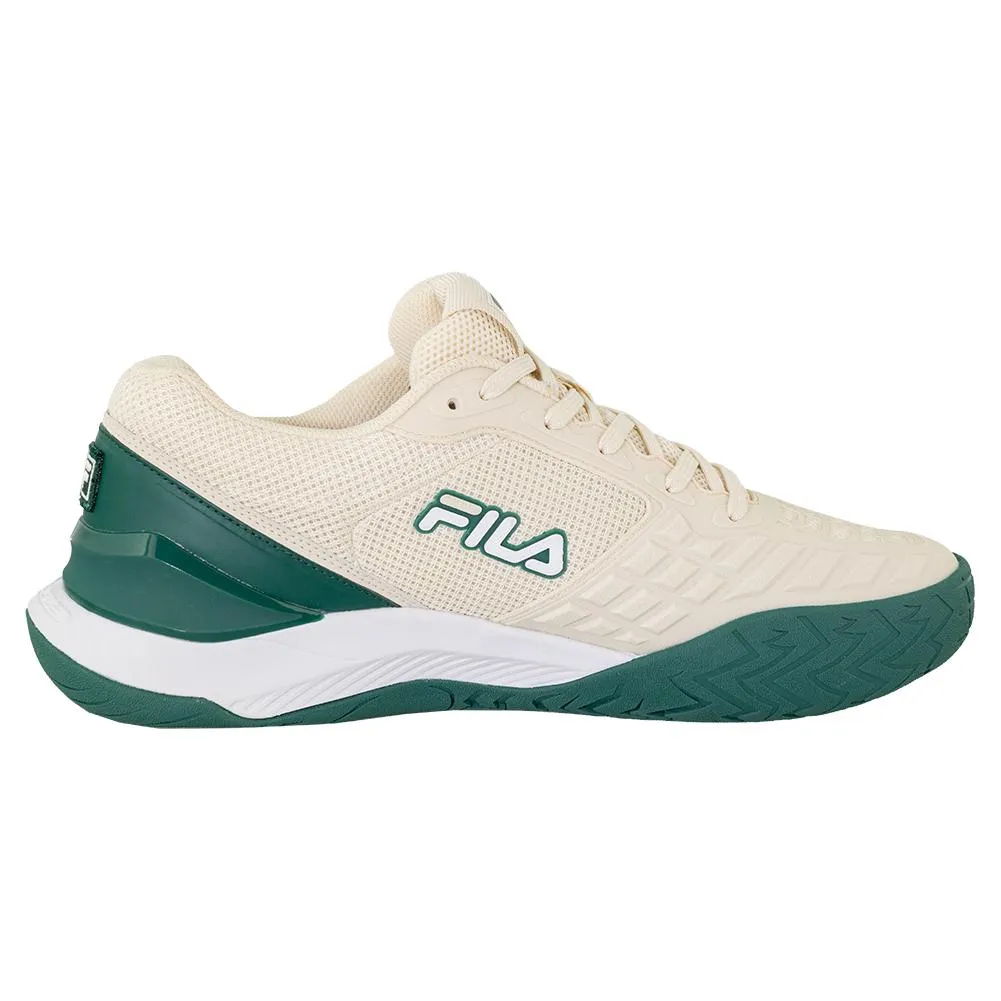 Men's Axilus 3 Tennis Shoes Whitecap and Malachite Green