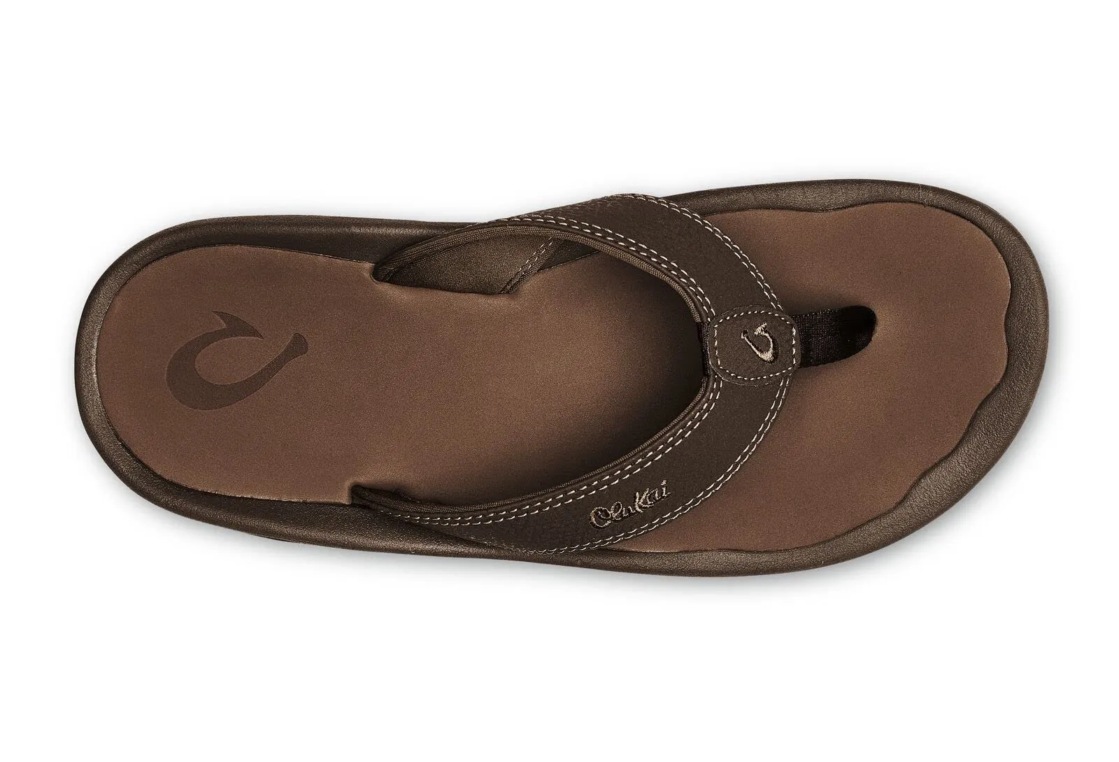 OluKai Ohana Men's Beach Sandals Dark Java/Ray