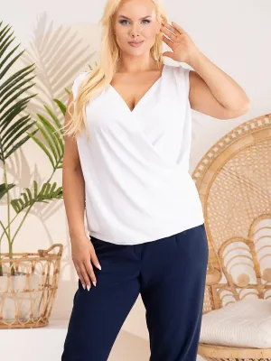 Plus size blouse model 183318 Karko