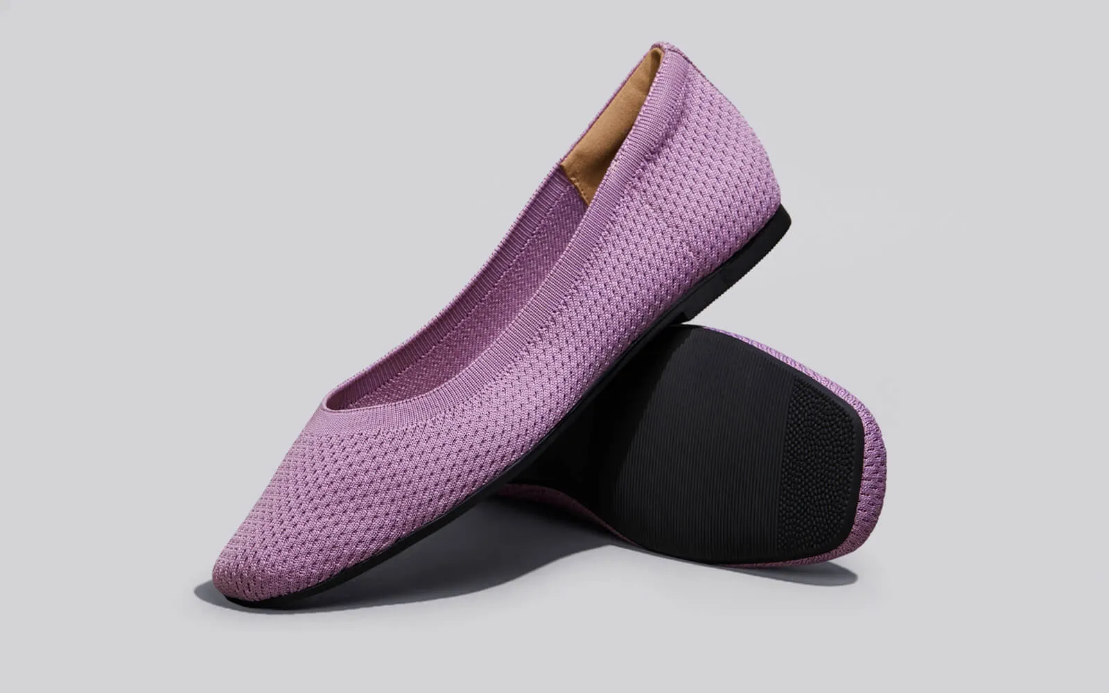 Plush Square Flats - Lavender