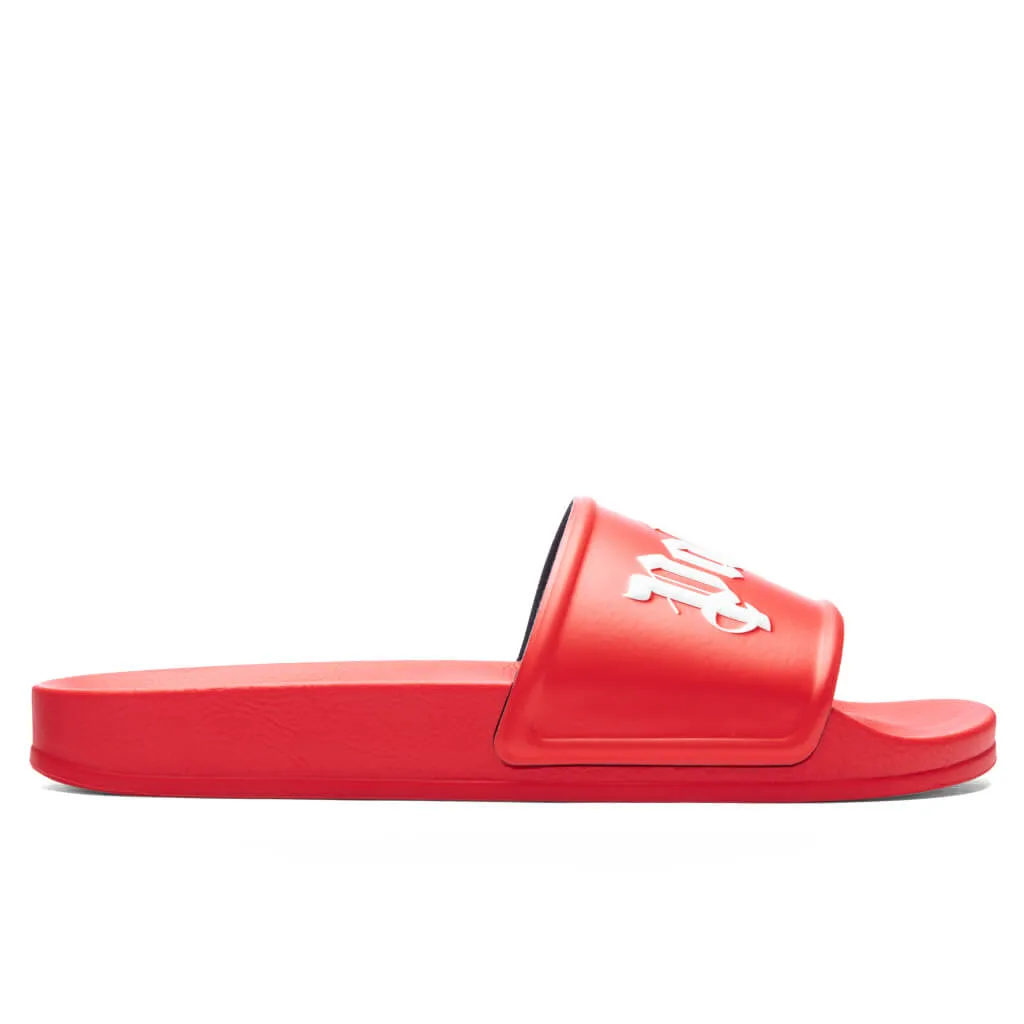 Pool Slider - Red/White