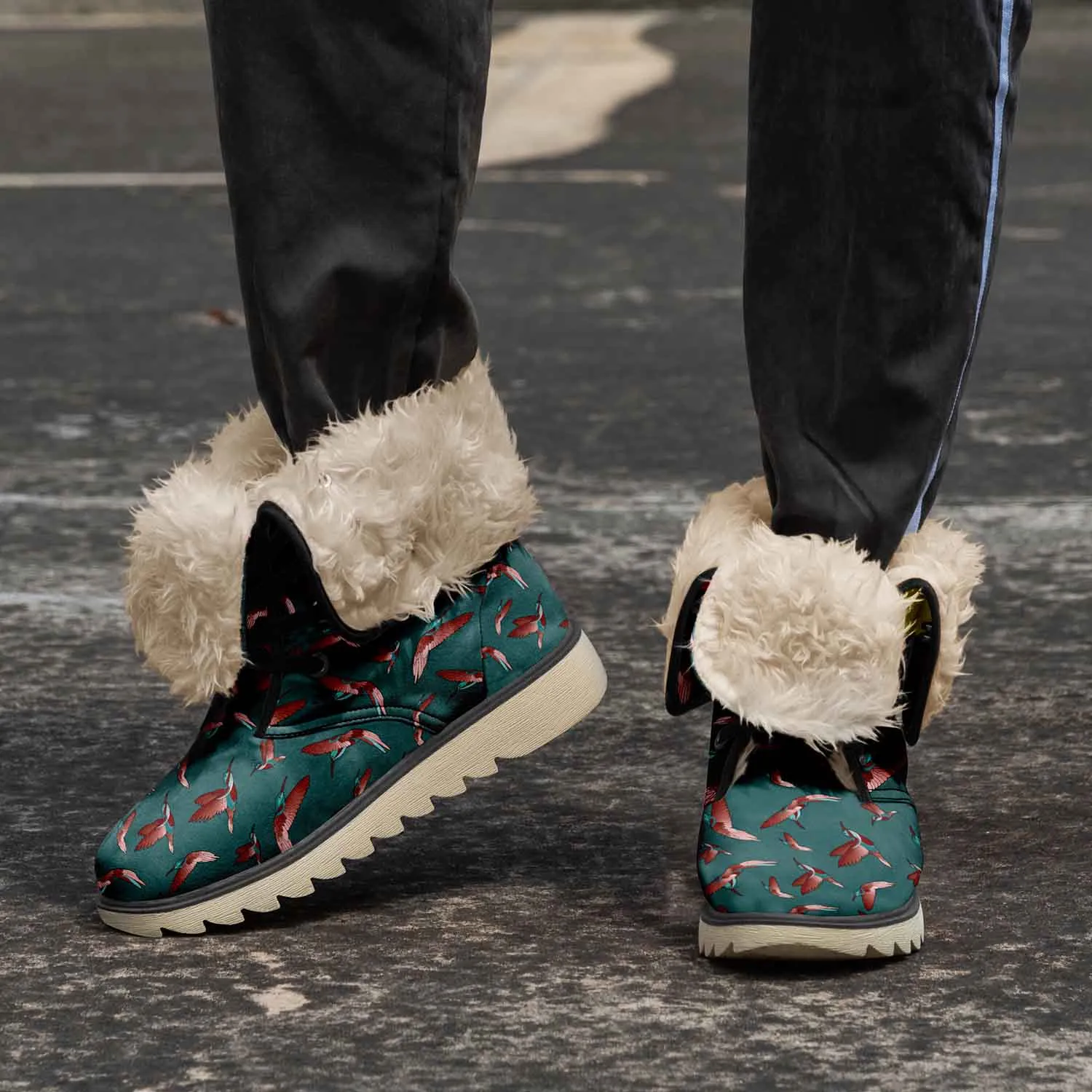 Red Swift Turquoise Polar Winter Boots