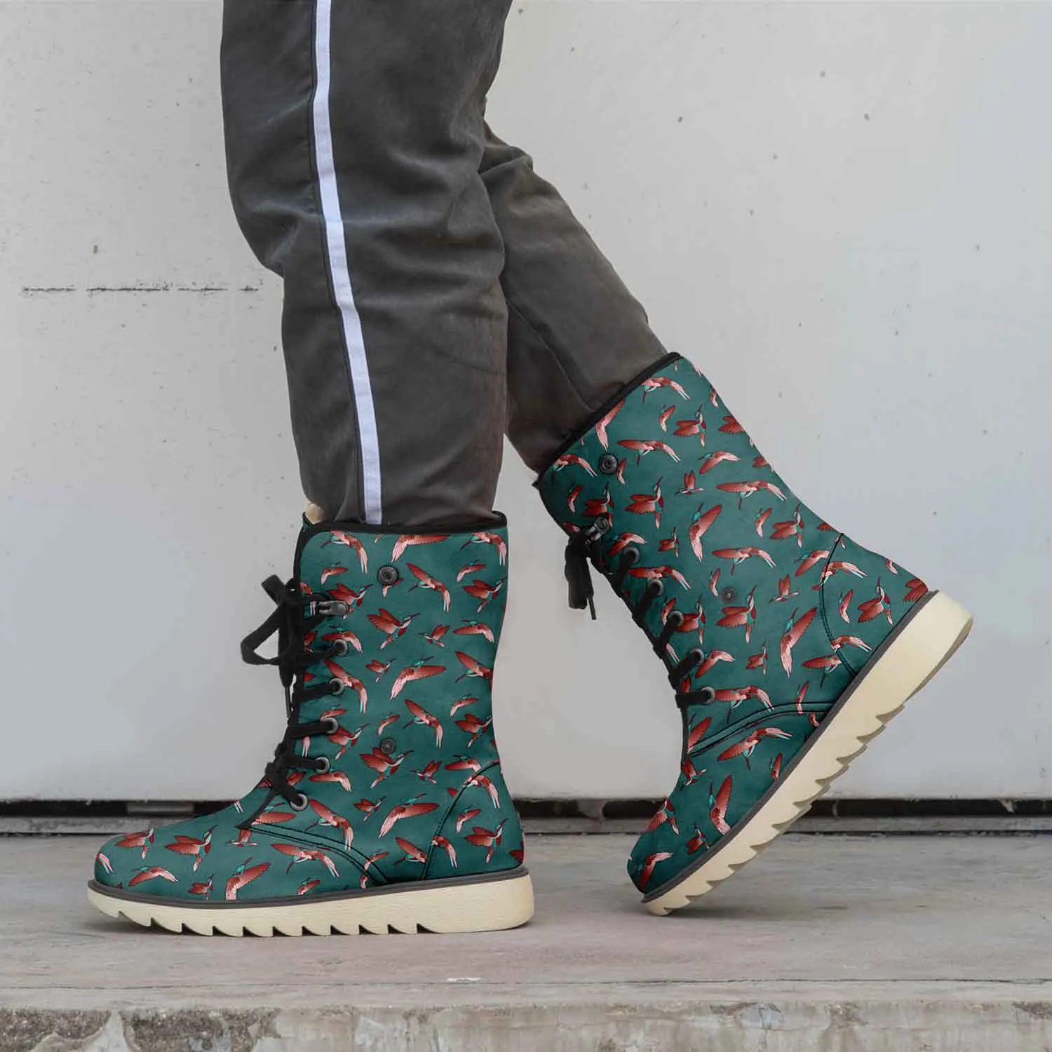 Red Swift Turquoise Polar Winter Boots