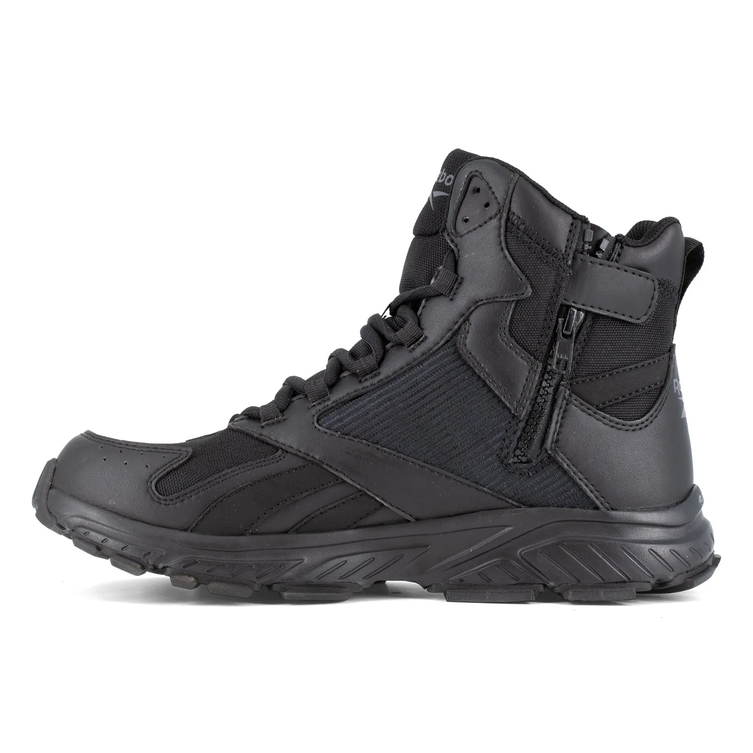 Reebok Mens Hyperium Tactical Black Mesh 6in Trail Running Work Boots