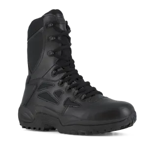 Reebok RB8875 Men's Rapid Response Tactical Boots - Side Zip - Black