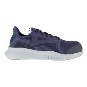 Reebok Womens Blue/Pink Textile Work Shoes Flexagon Athletic CT EH