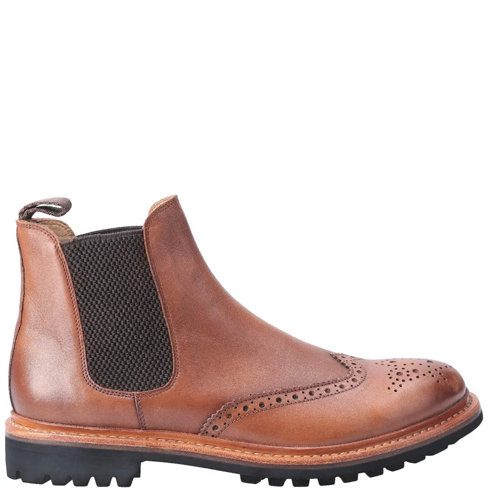 Siddington Commando Goodyear Welt Boots Brown