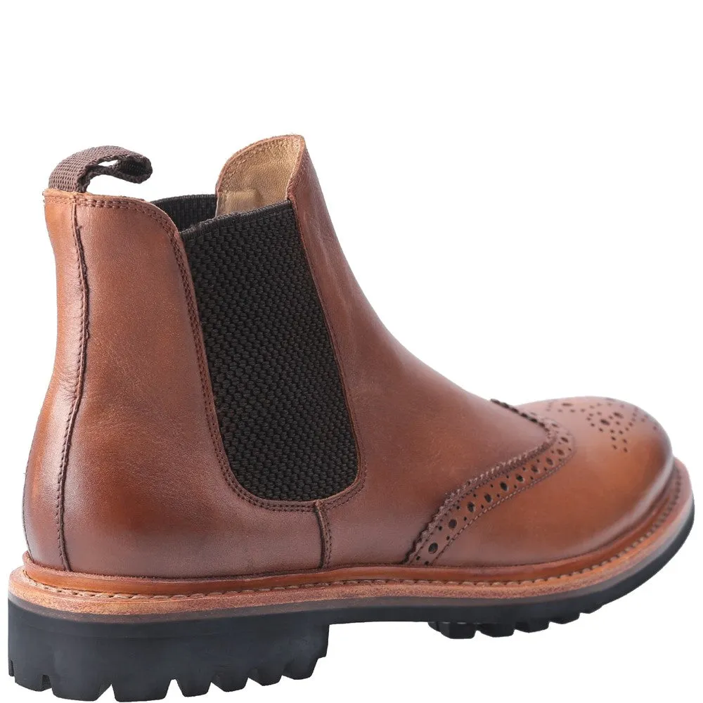 Siddington Commando Goodyear Welt Boots Brown