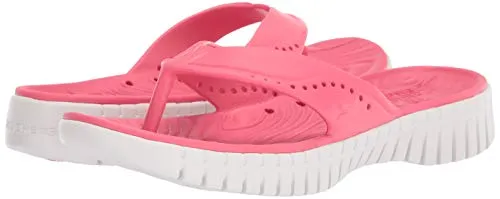 Skechers Women's GO Walk Smart-Mahalo Coral Slipper-5 Kids UK (111115-CRL)