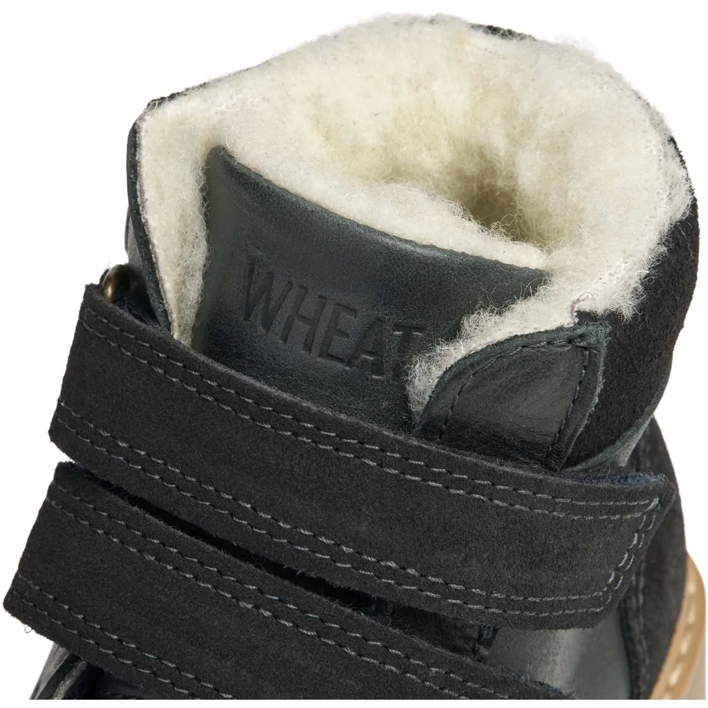 Stewie Tex Velcro Leather - black granite