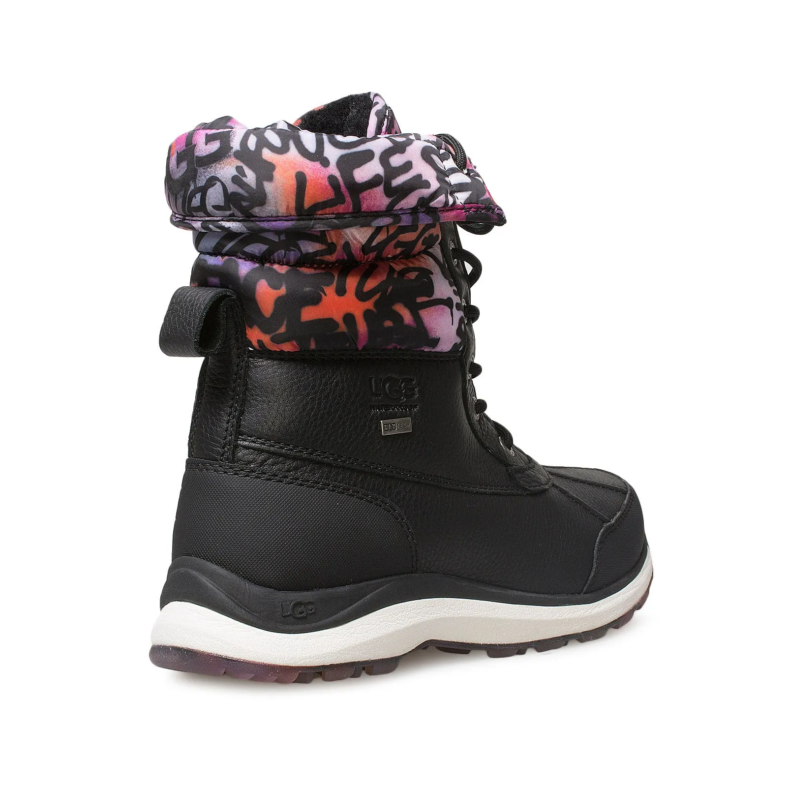 UGG Adirondack III Graffiti Black Boots - Women's