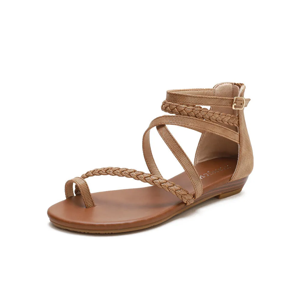 Uniwim Summer beach by the seaside sandals Open Toe Wedge Sandals