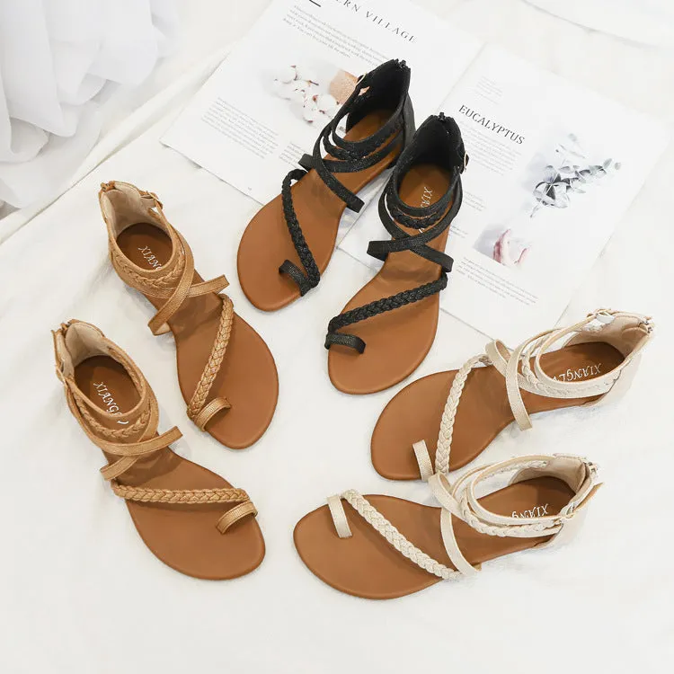 Uniwim Summer beach by the seaside sandals Open Toe Wedge Sandals