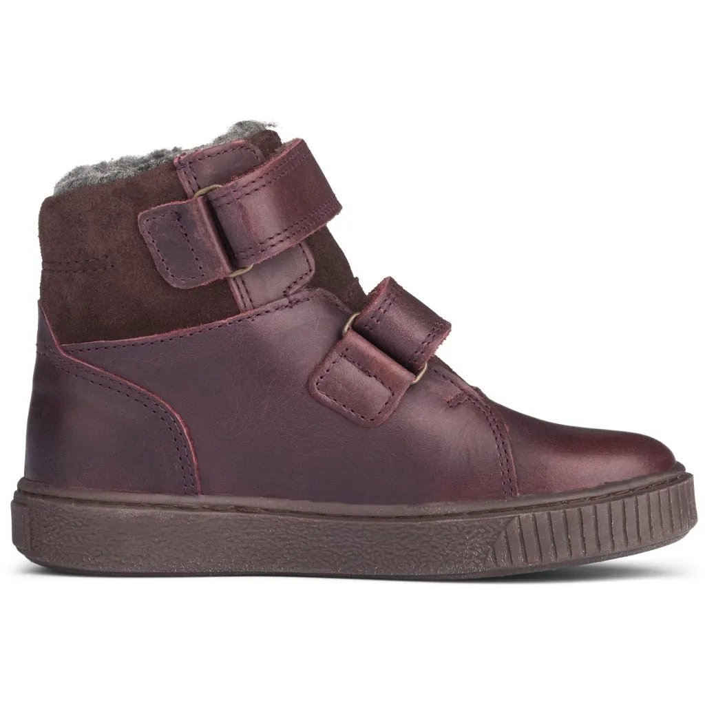 Van Velcro Tex Boot - eggplant