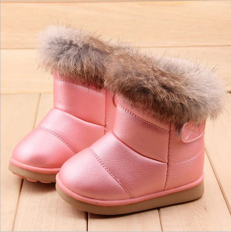 Winter Fashion girls snow boots comfy & warm - Free Shipping to N.A.