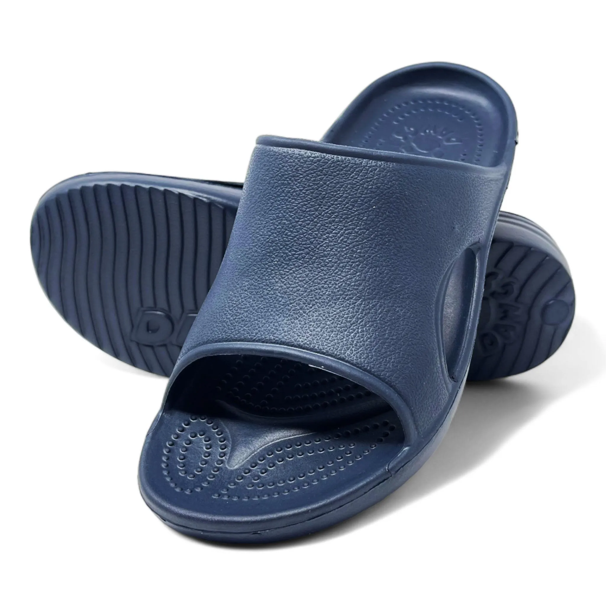 Women's Slides - Navy