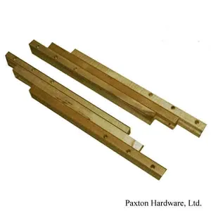 Wood Table Slides, 26 inch Leaf Opening